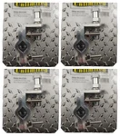 4 Lot Accessories Unlimited AUC3HD Double Groove 3-WAY Mirror Cb Antenna Mounts. Fixed Price $73.95.