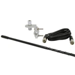 Roadpro RP-83W Black Foot Single Mirror Mount Cb Antenna Kit With 9 Cable. Fixed Price $37.99.