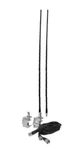 Accessories Unlimited AUMM22-B Dual Two Foot Mirror Mount Cb Antenna Kit (black). Fixed Price $73.45.