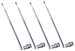 4 Lot Workman WEPA2 Telescopic Fold Over Scanner Antenna W/ Twist Bnc Connector. Fixed Price $67.95.