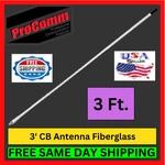 Procomm JBC300W Cb Antenna Fiberglass Whip Ham Radio 750 Watt 3' 36" White Pack. Fixed Price $33.95.